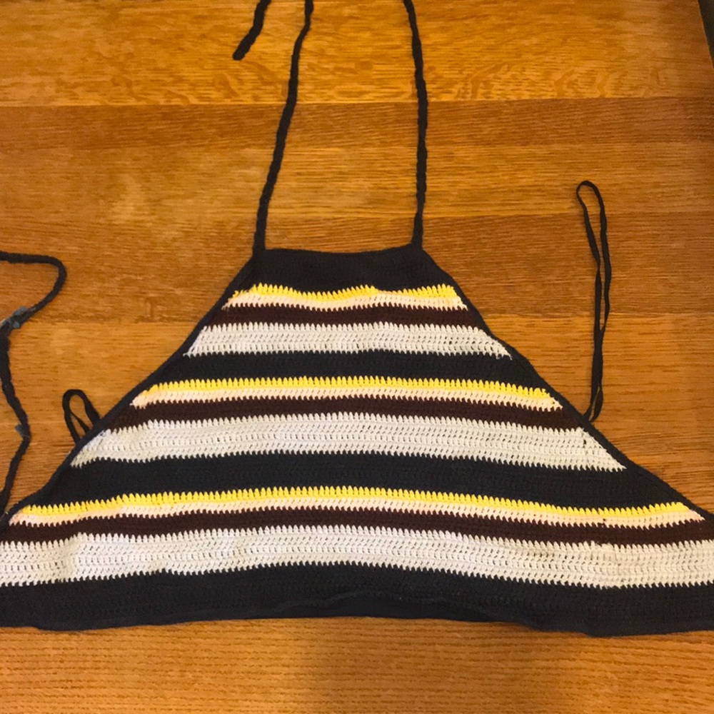 Garage Halter Crop Top